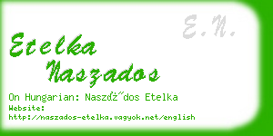 etelka naszados business card